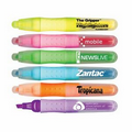 The Gripper Clear Barrel Fluorescent Highlighter with Grip